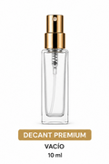 Decant Premium Vacío 10 ml | Frasco Premium de Vidrio con Atomizador Dorado