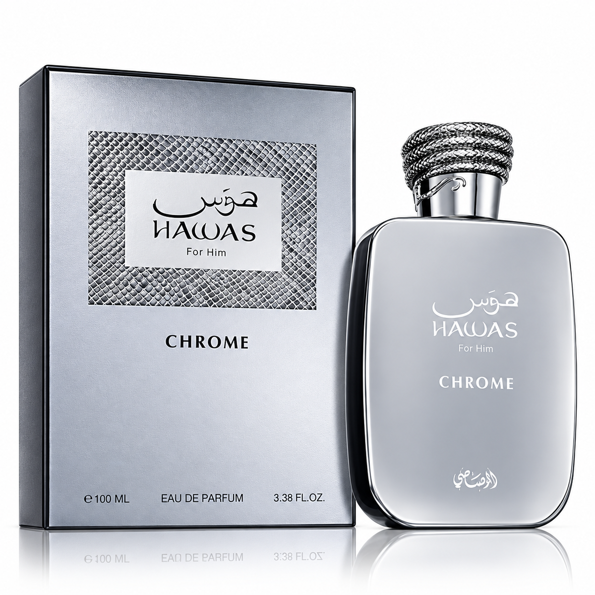 Rasasi Hawas Chrome EDP 100 ml | Perfume Árabe Original en Guatemala