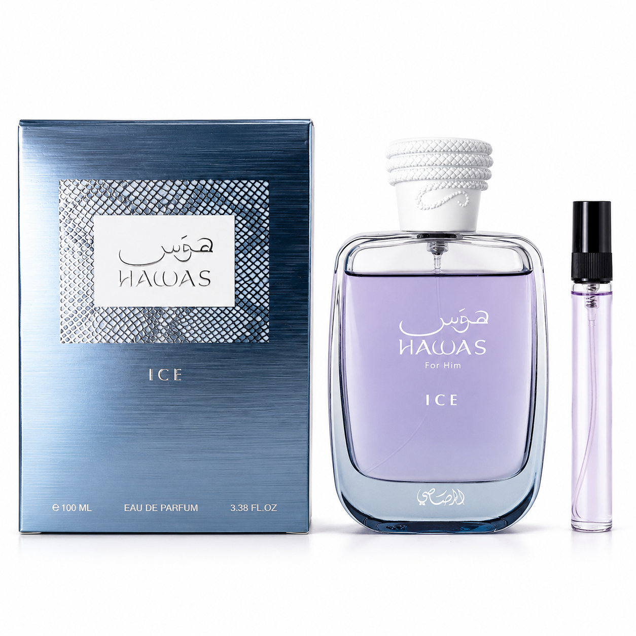 Hawas Ice Decant Classic 10 ml | Perfume Árabe Original para Hombre en Guatemala