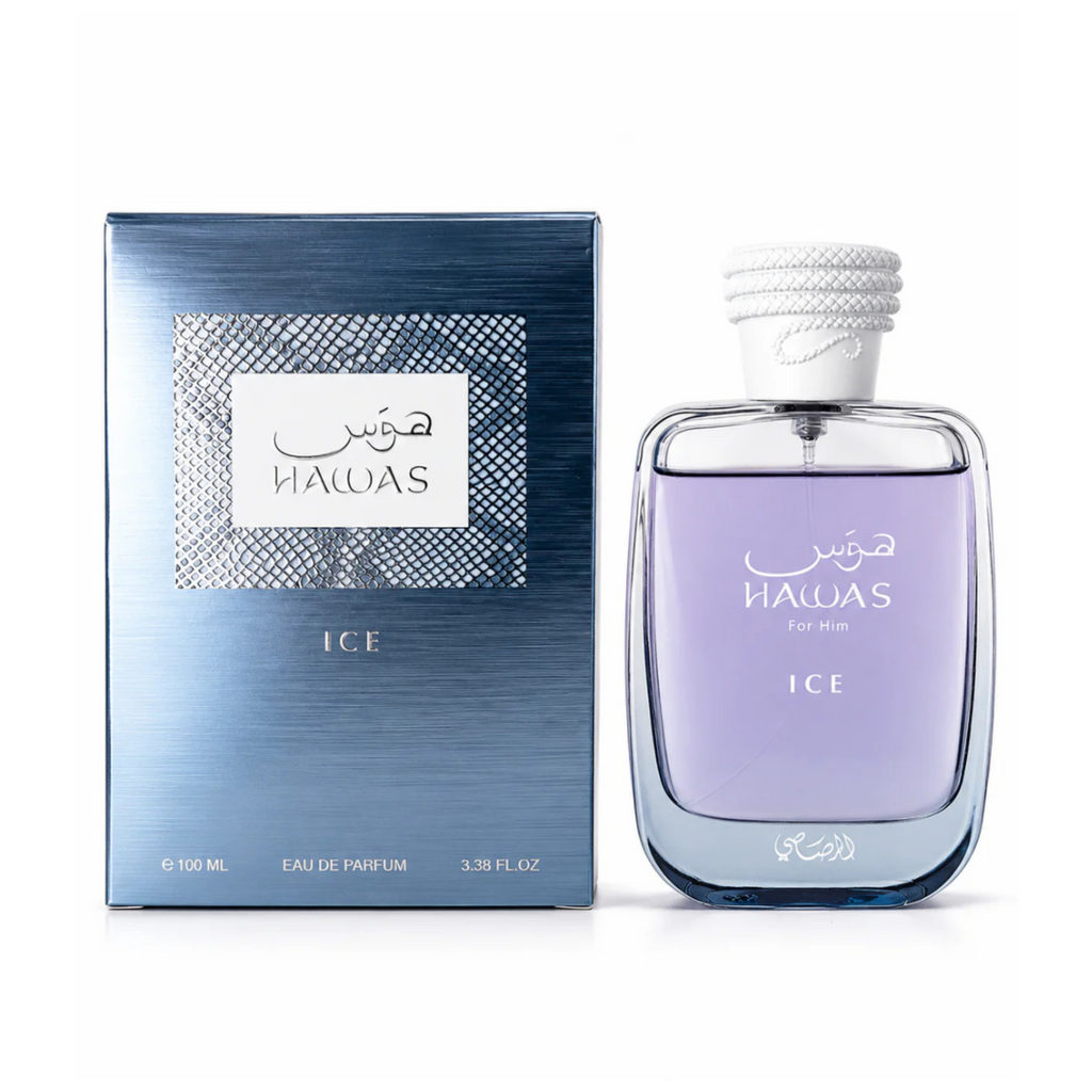 Hawas Ice de Rasasi 100 ml | Perfume Árabe para Hombre Original en Guatemala