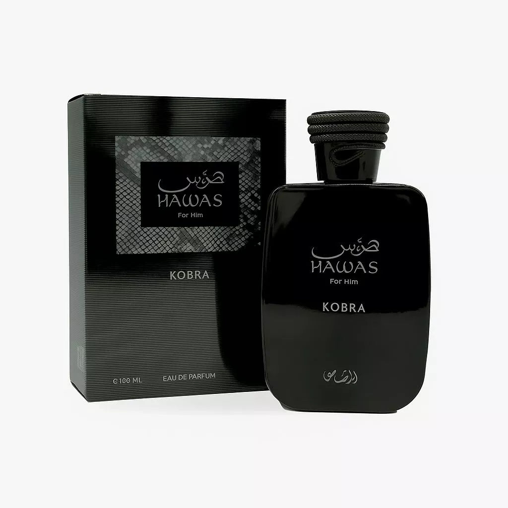 Hawas Kobra de Rasasi 100 ml | Perfume Árabe para Hombre Original en Guatemala