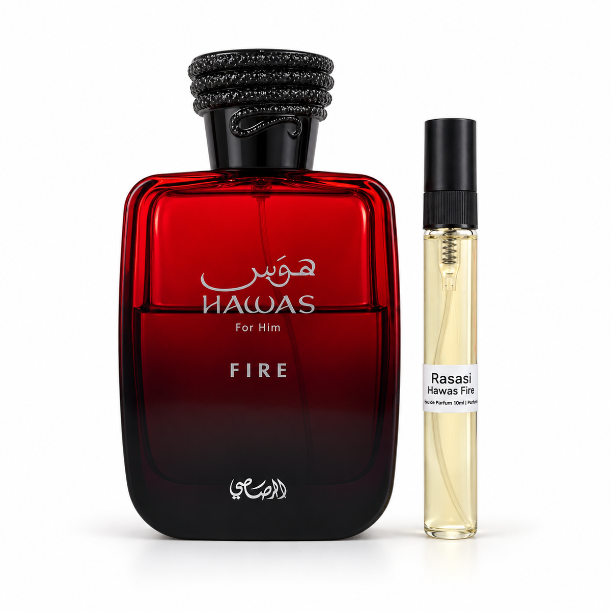 Hawas Fire Decant Classic 10 ml | Perfume Original Rasasi para Hombre en Guatemala