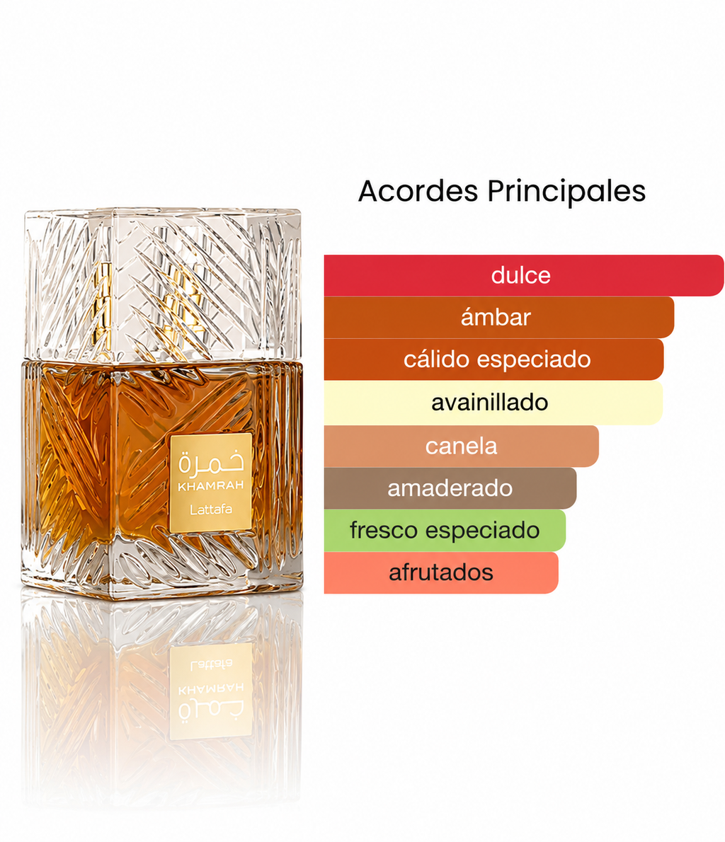Khamrah de Lattafa 100 ml | Perfume Árabe Unisex Original en Guatemala