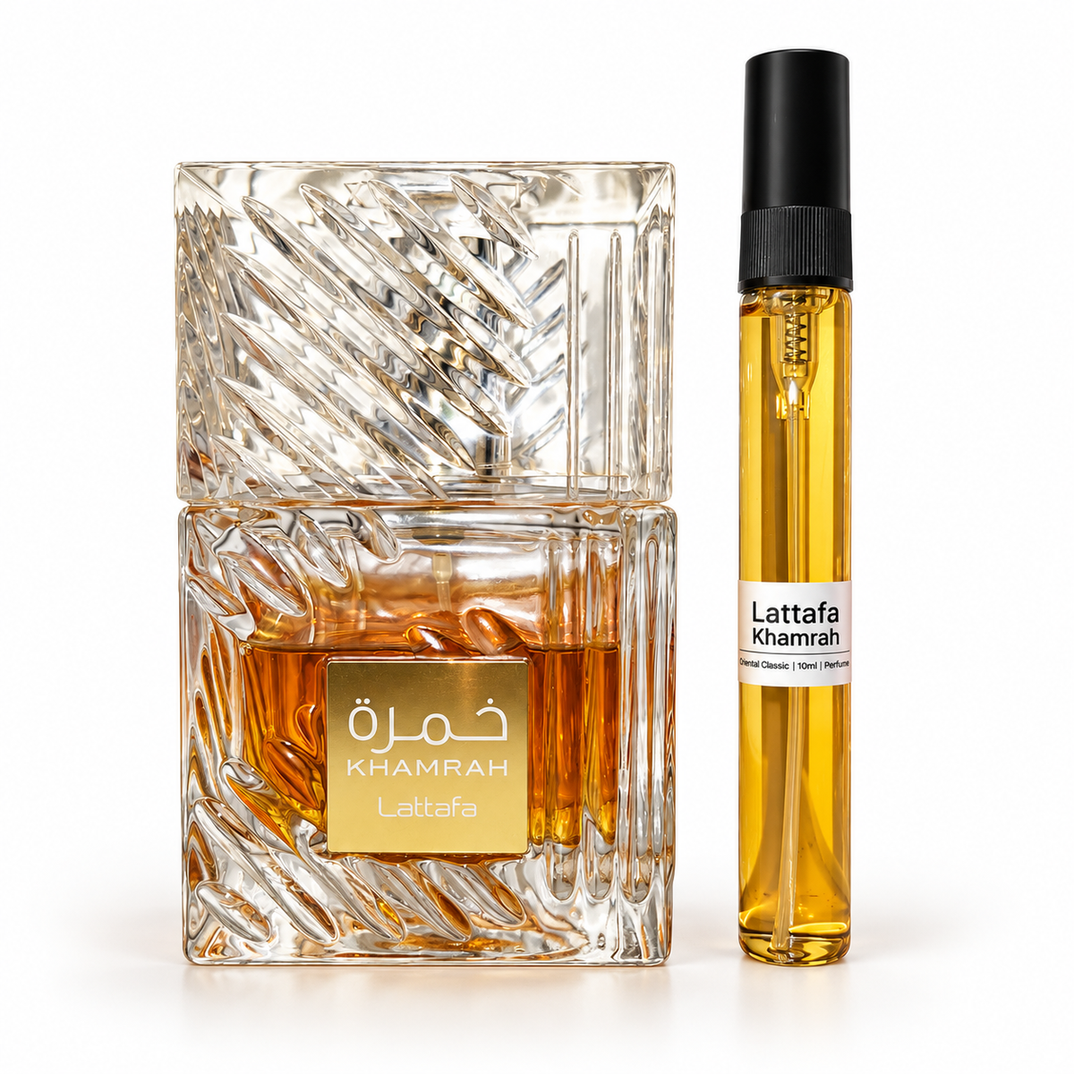 Lattafa Khamrah Decant Classic 10 ml | Perfume Original Unisex en Guatemala